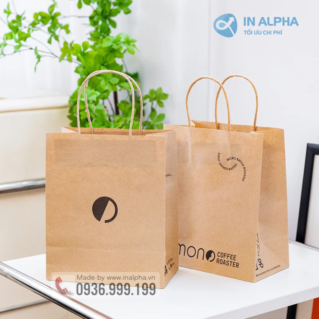 In Alpha - Đơn vị in túi giấy Kraft uy tín