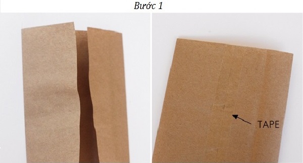 Cách làm túi giấy đơn giản