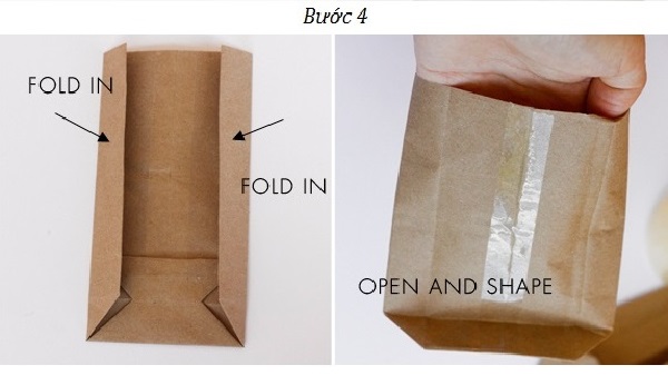 Cách làm túi giấy đơn giản