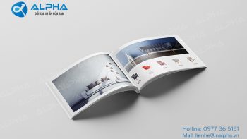 Mẫu catalogue sang trọng từ chất liệu giấy Couche