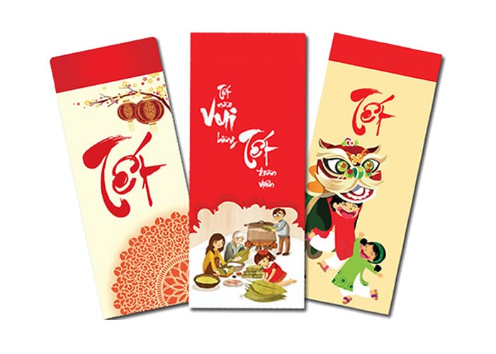 Bao lì xì sử dụng giấy couche cho ra những sản phẩm đẹp mắt Bao lì xì sử dụng giấy couche cho ra những sản phẩm đẹp mắt