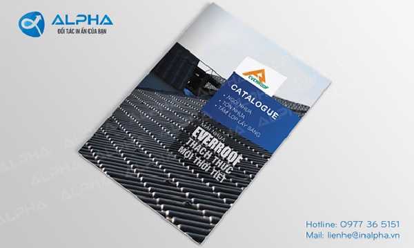 Mẫu catalogue được thiết kế và in bởi In Alpha Việt Nam