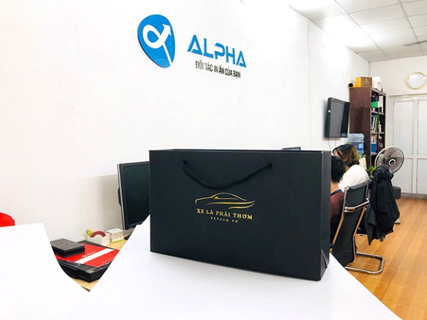 Túi giấy ngang sang trọng