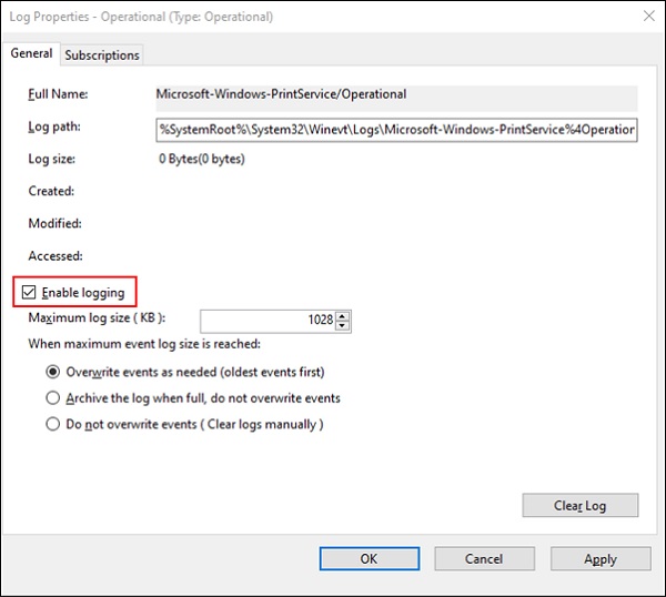 Cách kiểm tra lịch sử in tài liệu trên máy tính dùng Windows 10