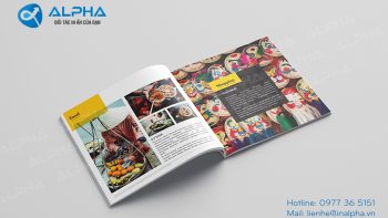 Alpha cung cấp dịch vụ in catalogue với quy trình chuyên nghiệp