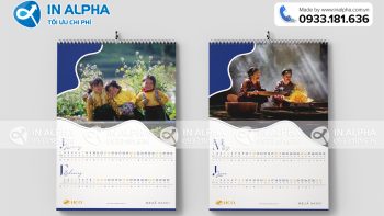In lịch treo tường 7 tờ