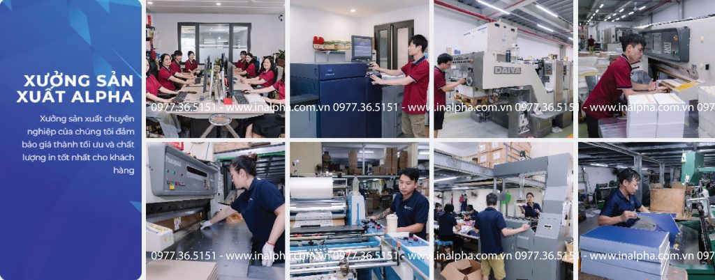 Xưởng In Alpha - Xưởng in Uy tín